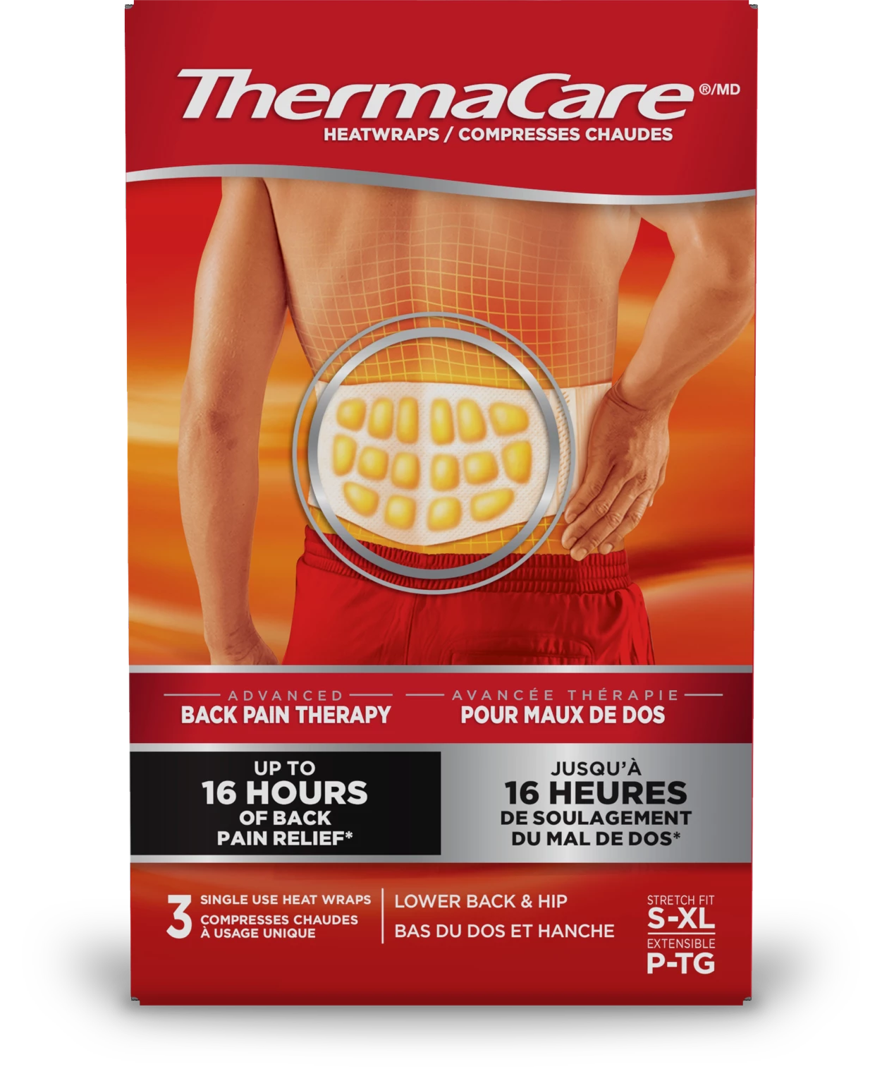 ThermaCare Lower Back Hip Heatwrap